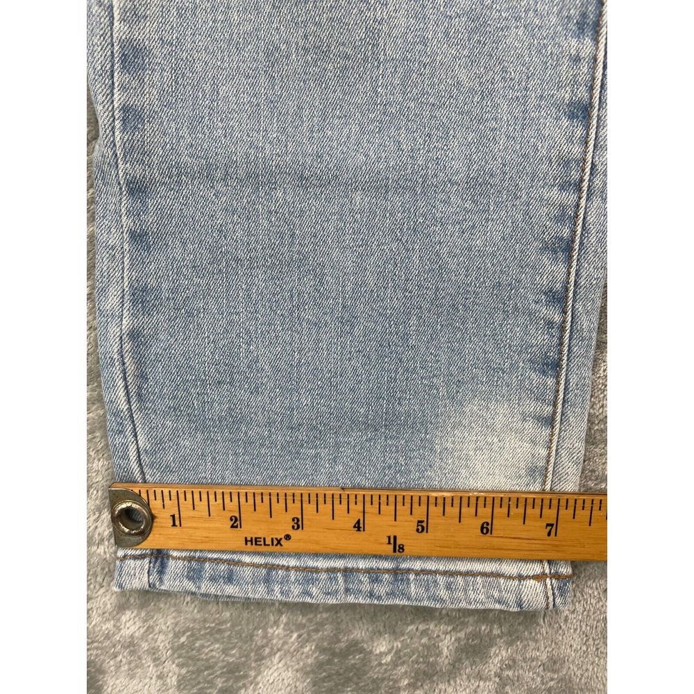 Zana Di Women's Jeans 7 Blue Low-Rise Capri Stretch Denim 30x22.5 Embroidered - Picture 5 of 10